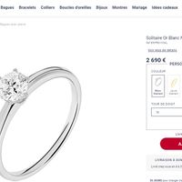 Recu ma bague de fiancialle en diamant (synthétique), ravie et une belle economie ! - 6