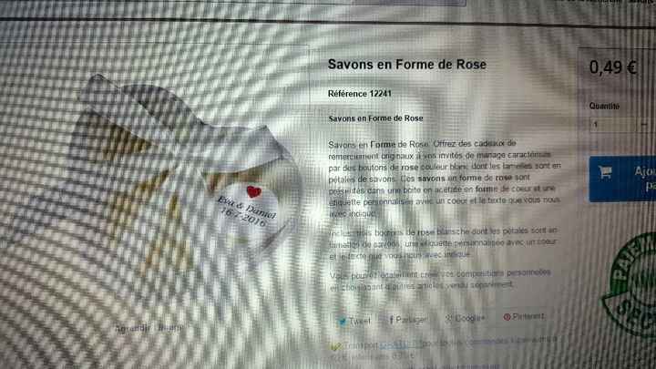 Cadeaux aux invités et étiquettes vins - 1
