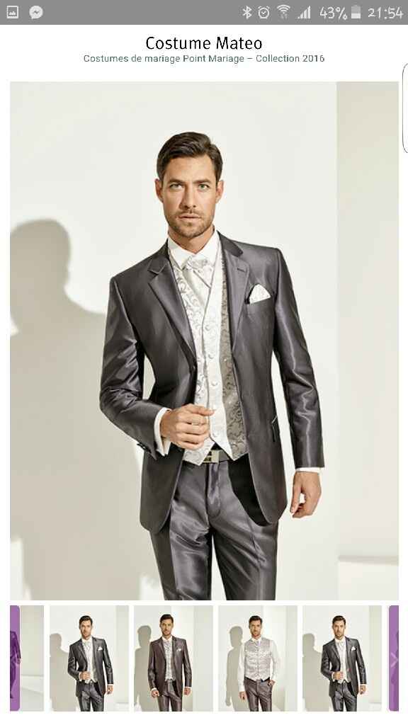 Costume homme ou allez? - 2