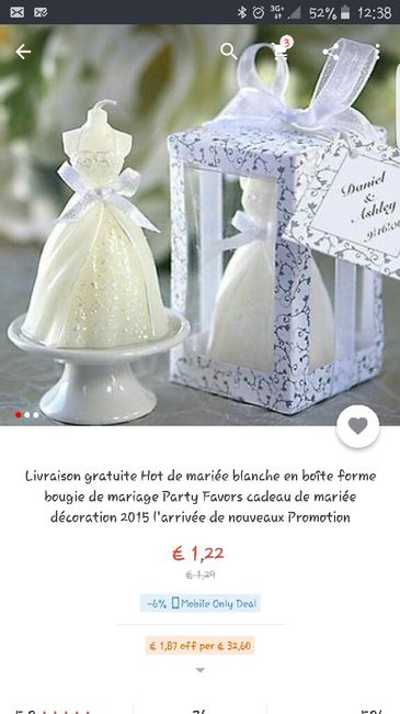 Cadeaux invités - 1