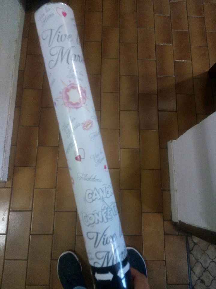 Retour expérience canon confettis - 2