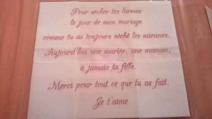 Mouchoir pour ma maman