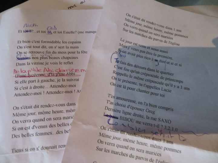 La chanson