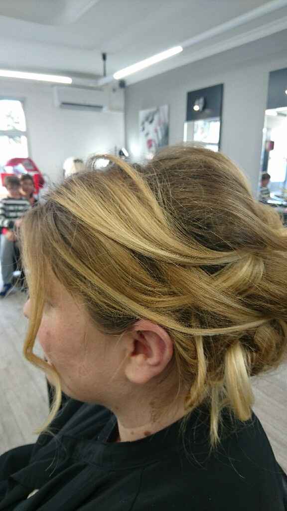 Essais coiffure et maquillage...  déception - 2