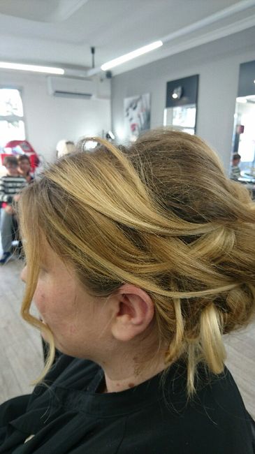 Essais coiffure et maquillage...  déception - 2