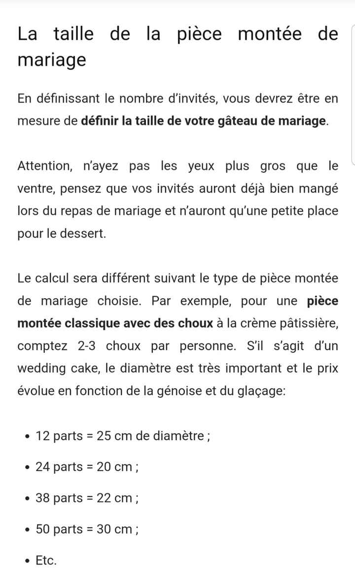Pièce montée - 1