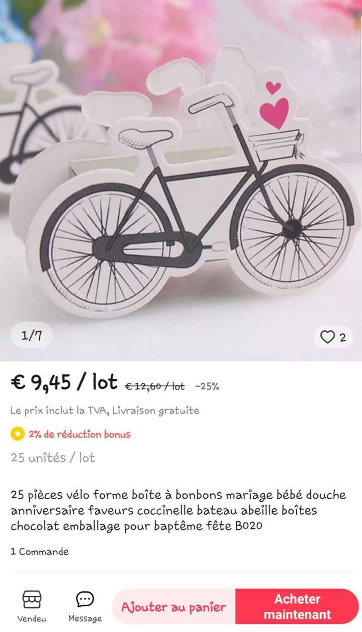 Cherche déco forme vélo - 1
