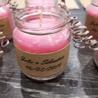 Cadeau invité bougie maison - 2