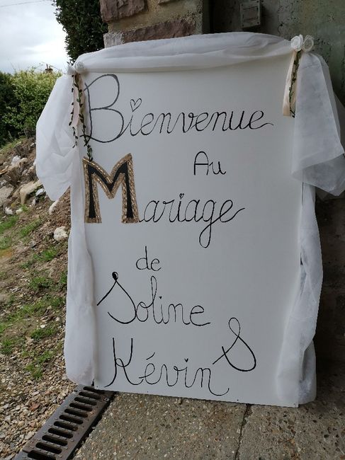 diy panneau de bienvenue, plan de table - 2
