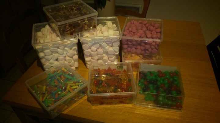 stock de bonbons