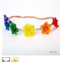 Accessoire de cheveux coloré - 2