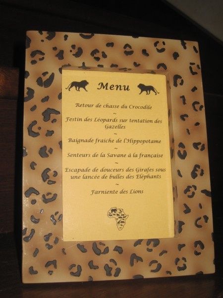 Menu miam...