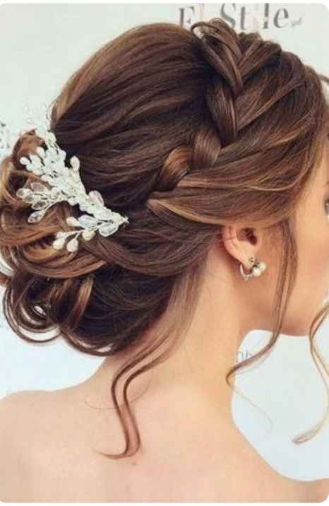 coiffure mariée tresse-chignon