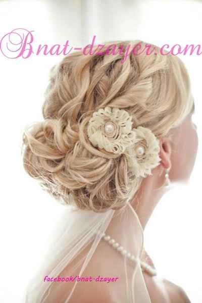 coiffure avec un voile