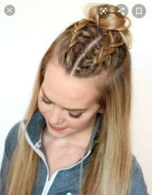 Coiffure mariée aux cheveux frisés 2