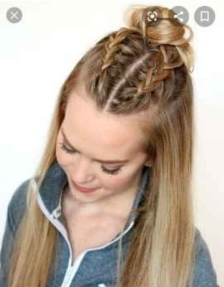 Coiffure mariée aux cheveux frisés - 1