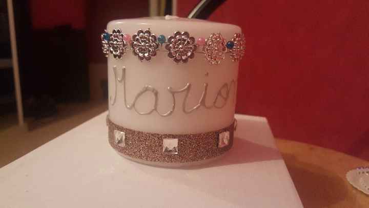 Diy bougie personnalisée pour chaque demoiselle d'honneur - 1