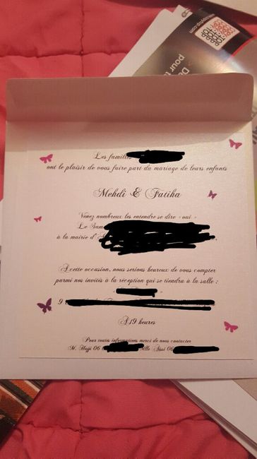 Mon faire part des deux côtés cette fois ci :) - 2