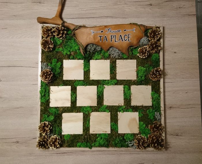 Mon plan de table forestier presque fini ;) - 3