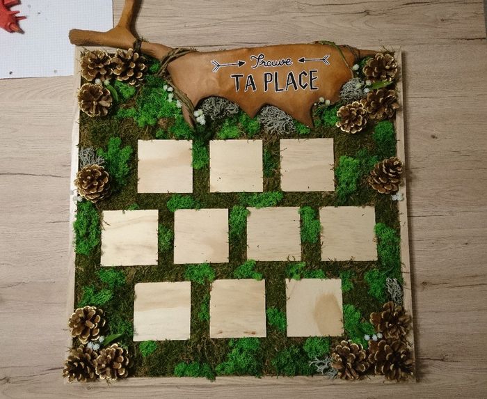 Mon plan de table forestier presque fini ;) - 4