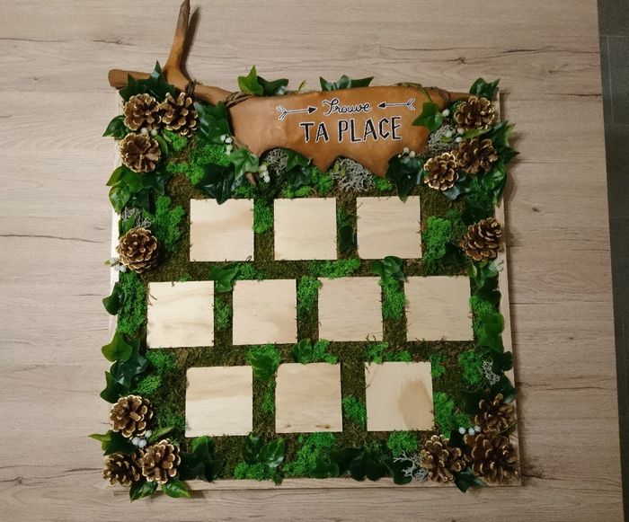 Mon plan de table forestier presque fini ;) - 5