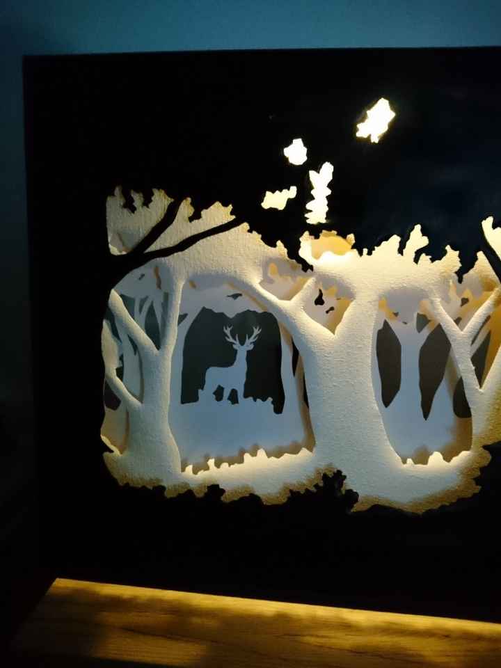 Tableau lumineux forêt 🌳 - 5