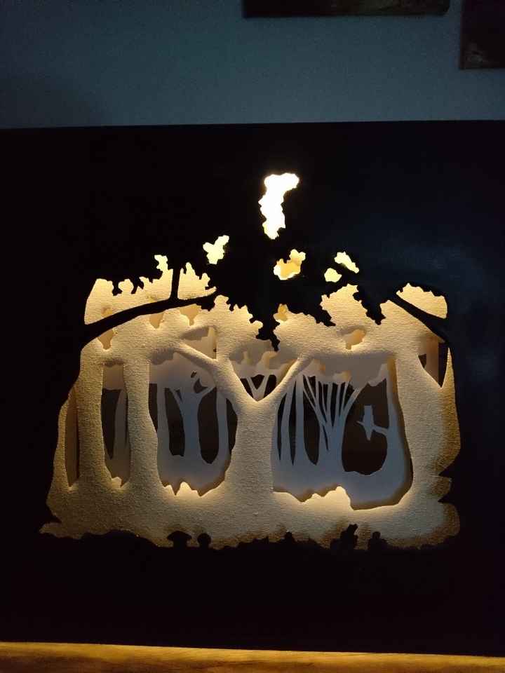 Tableau lumineux forêt 🌳 - 6
