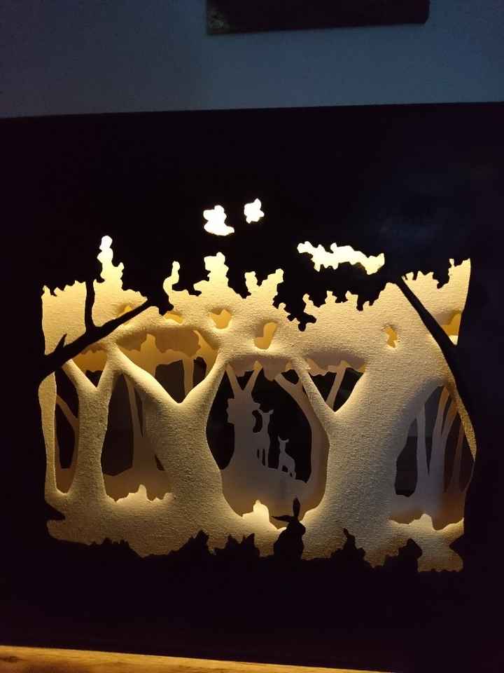 Tableau lumineux forêt 🌳 - 7
