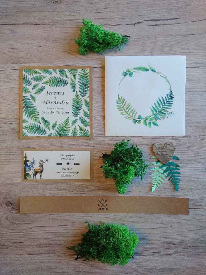 Mon faire part forestier - 1