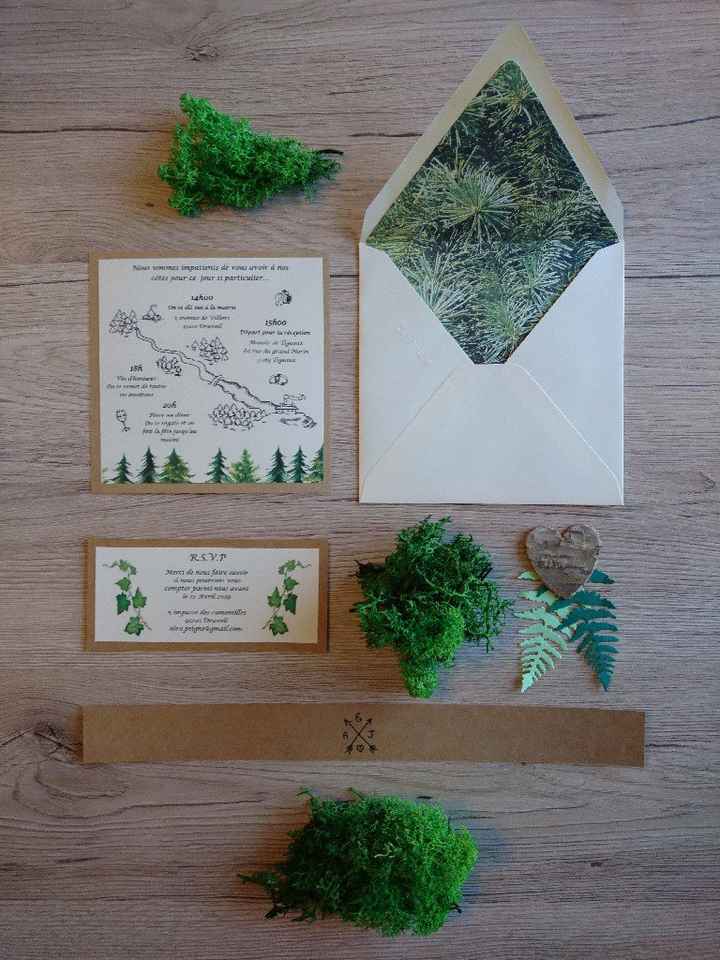 Mon faire part forestier - 2