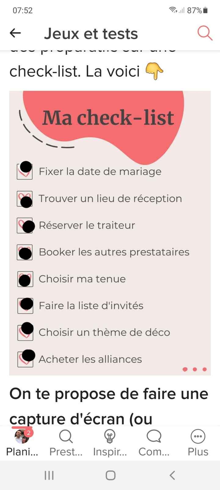 BONUS : Une check-list à cocher ✅ - 1