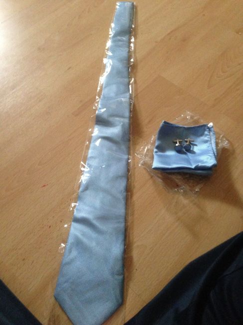 Cravate de mon chéri pour notre mariage 