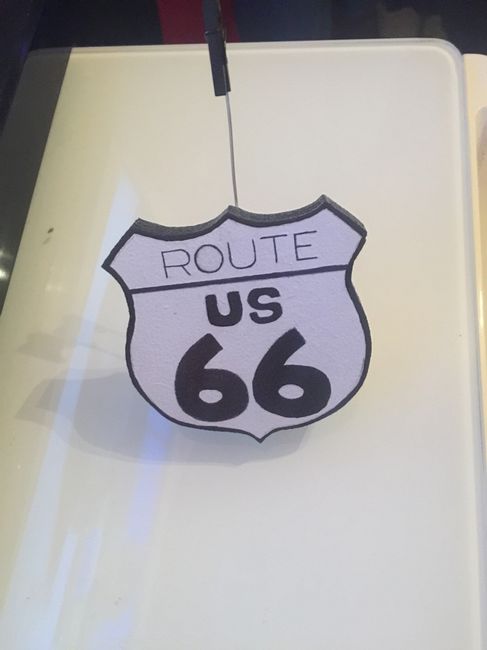 Nos porte nom pour la table route 66 pour notre mariage thème voyage au us - 1