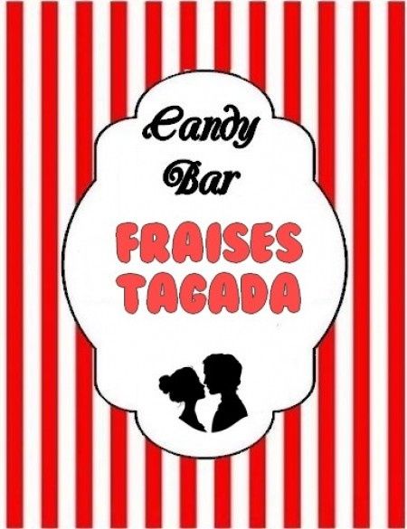 mes etiquettes candy bar