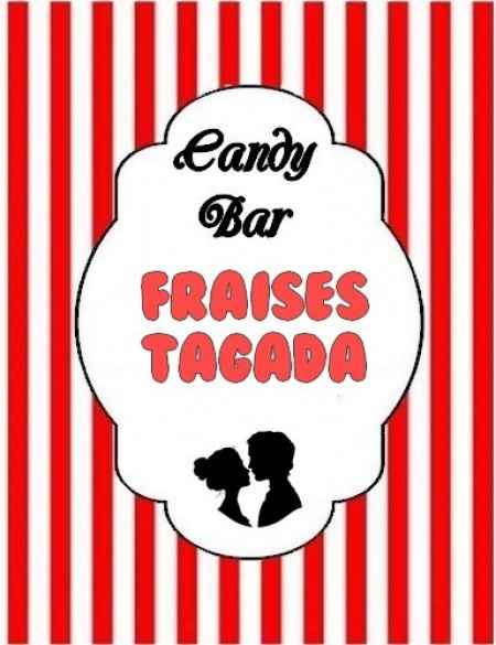 mes etiquettes candy bar