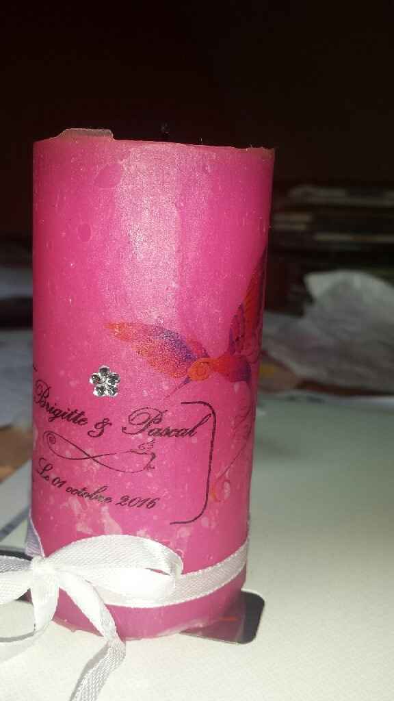 Bougie personnalisée - 1