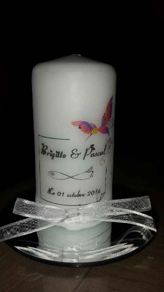 Bougie personnalisée - 1