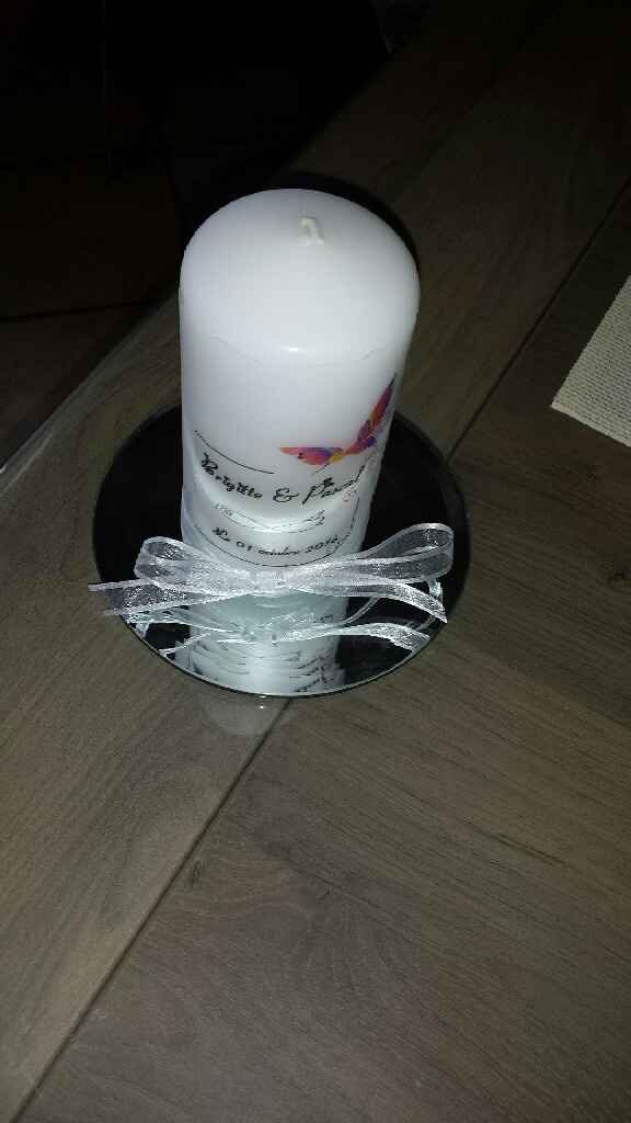 Bougie personnalisée - 2