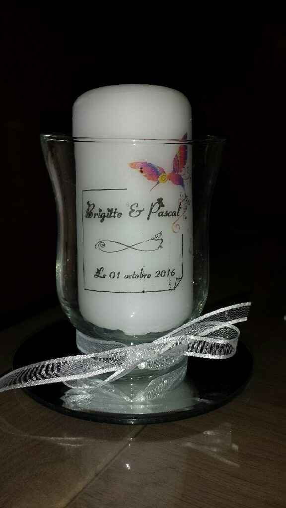 Bougie personnalisée - 3