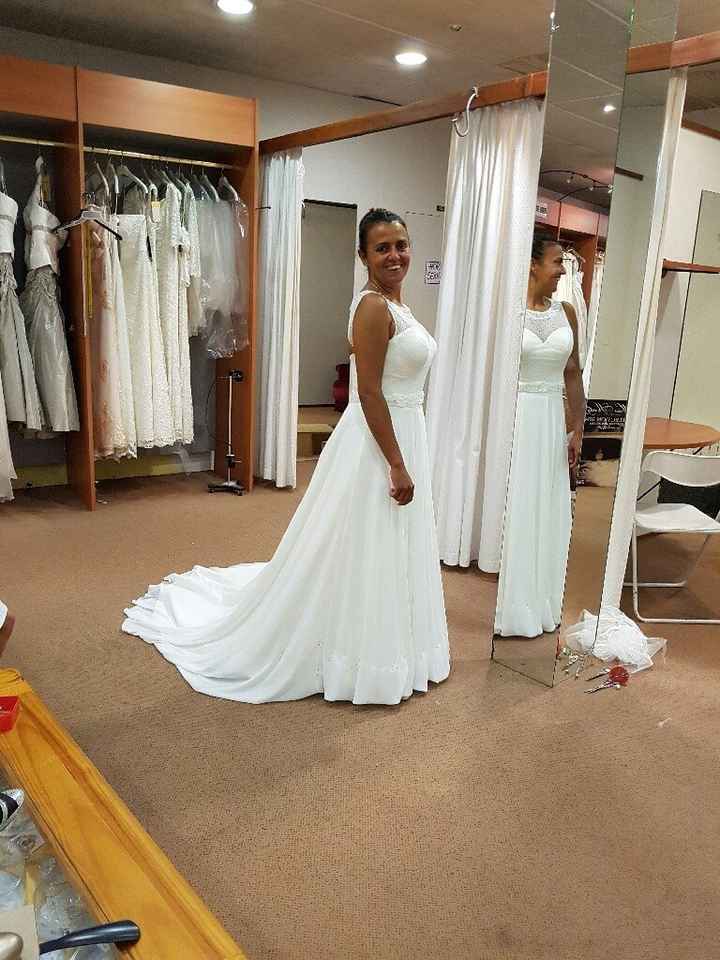 Ma robe 1ere retouche... - 2
