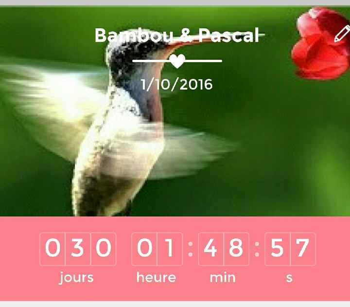 On passe au compte à rebours en semaine... - 1