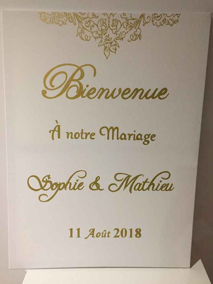 Mon Panneau de Bienvenue - 1