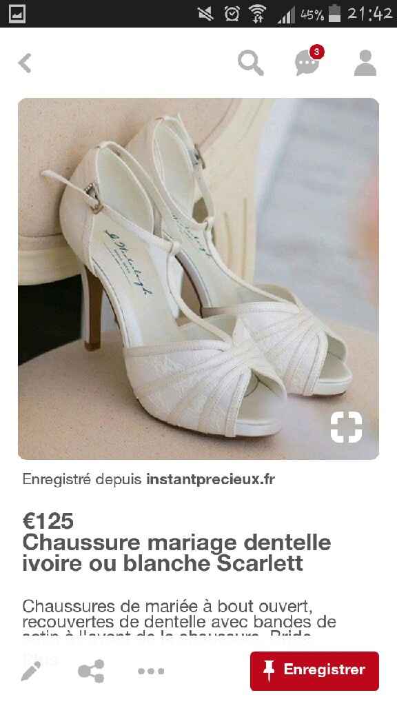  Choix et site pour chaussures de mariée - 1