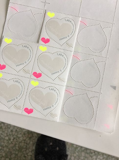 Mes faire-parts bling bling  et maintenant le stress de la rédaction des enveloppes - 5