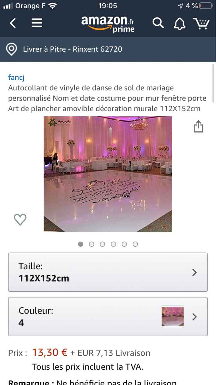 Tapis personnalisé - 1