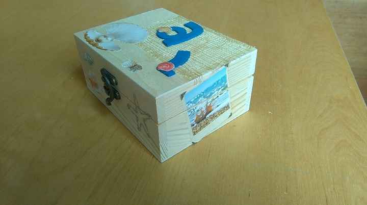 Ma boite à alliances thème mer - 2