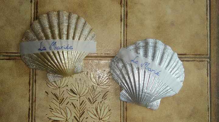 Mes marque-places thème mer - 1