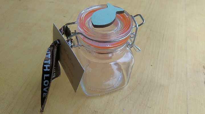 Contenants dragées et marque-places thème mer - 2