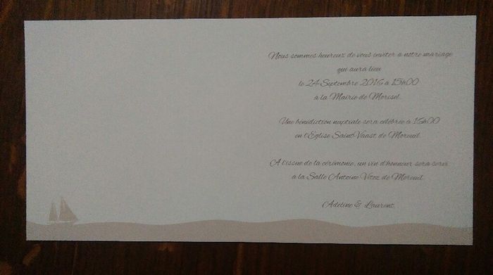 Enfin les faire-parts - 2
