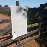 Panneau de bienvenue